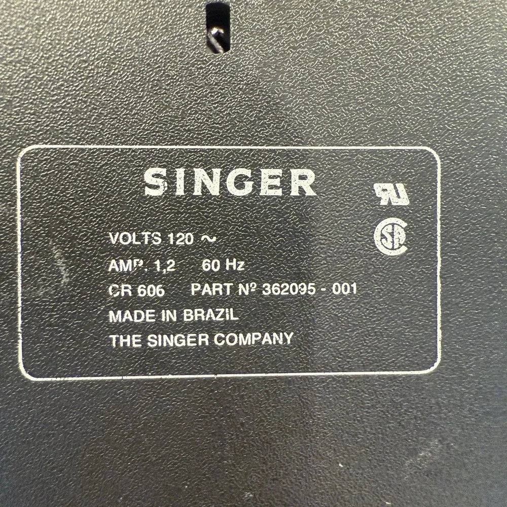Singer Electronic Sewing Machine Foot Pedal CR 606, Part‎ No. 362095-001